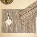 Natural Jute & Brown Placemats, 13x19 Inch Dining Table Placemats by ChardinHome