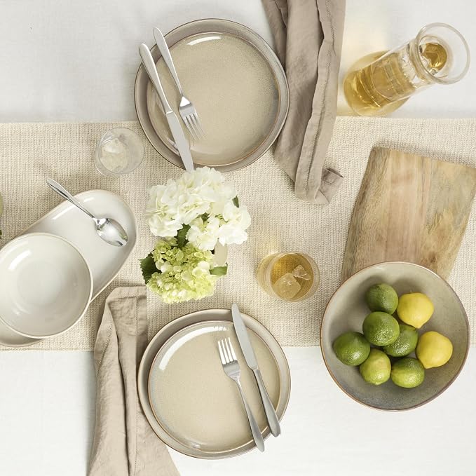 Oneida 897208 Organic Shades 12-Piece Dinnerware Set - Image 12