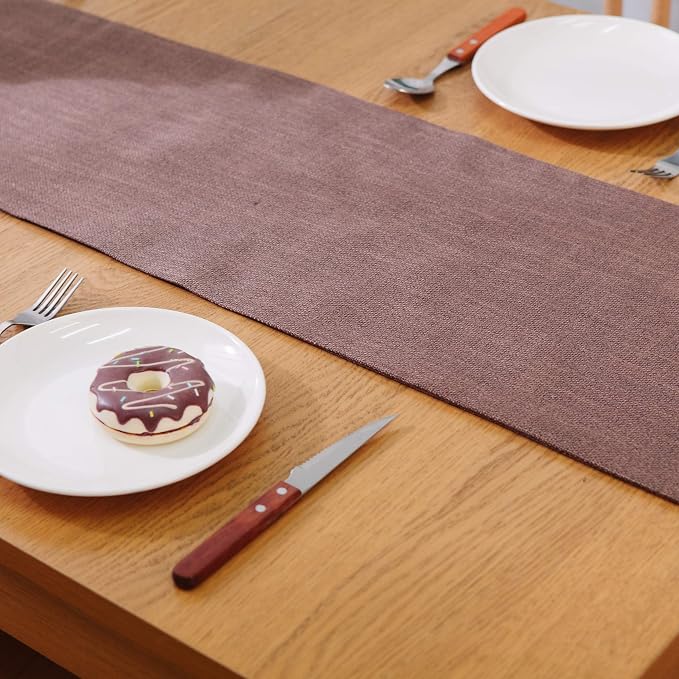 2 Piece Fabric in 1Dining Table Runner 12 x 48 inches Living Room Dinner - Image 3