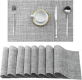 Leetaltree Linen Grey Placemats Set of 8 by Leetaltree-ArtatEveryTable