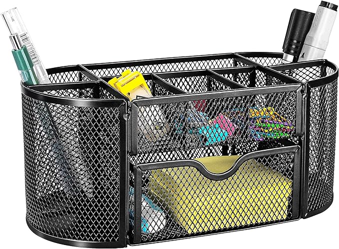 Amazon Basics Mesh Desk Organizer - Image 4
