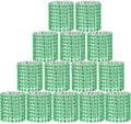 Green Napkin Rings Bulk Set of 150pcs, Wedding Rhinestone Crystal Diamond by Wotoban