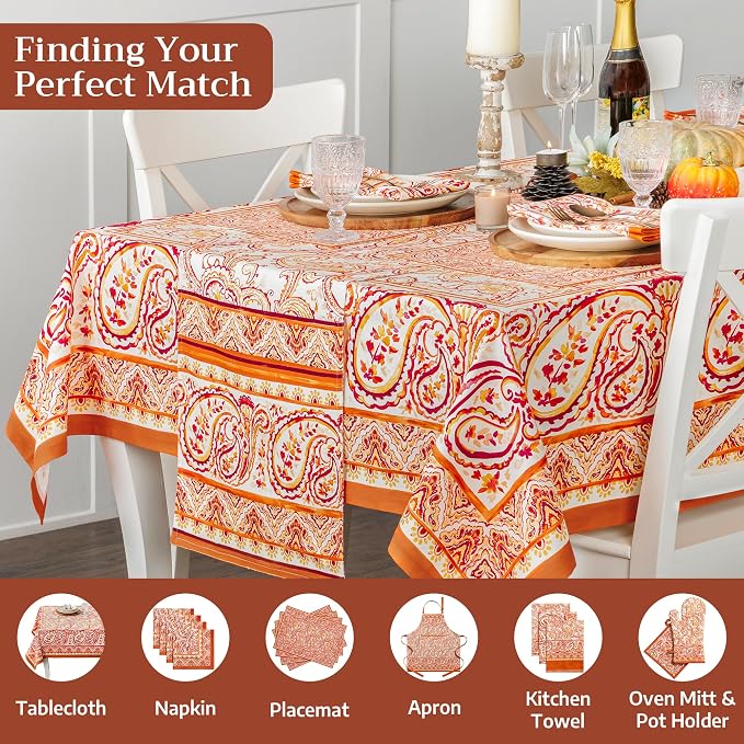Maison d' Hermine Table Runner 100% Cotton 14.50" x 60" | Table Runners 60 - Image 4