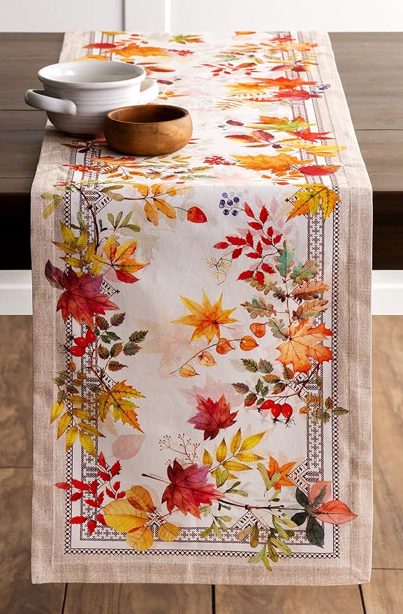 Maison d' Hermine Table Runner 100% Cotton 14.50" x 48" | Table Runners 48 - Image 9