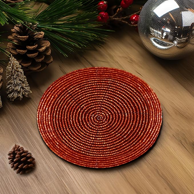 COTTON CRAFT Glitz Handmade Beaded Coaster - Image 6