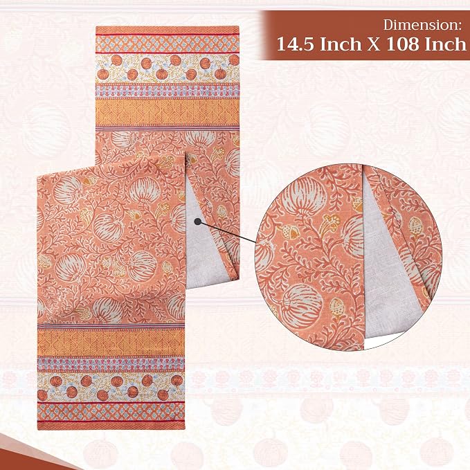 Maison d' Hermine Table Runner 100% Cotton 14.50" x 108" | Table Runners 108 - Image 4