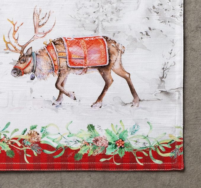 Maison d' Hermine Placemats Set of 4 Reusable 100% Cotton | Cloth Place Mats - Image 9