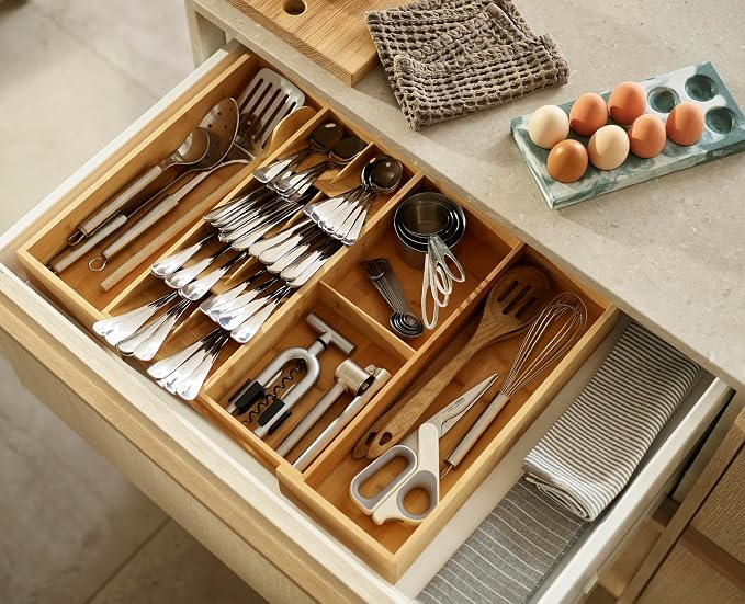 Joseph Joseph DrawerStore Expanding Silverware, Utensil & Gadgets Organizer - Image 5