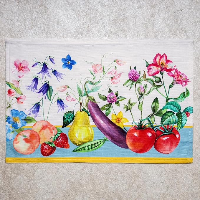 Maison d' Hermine Placemats Set of 4 Reusable 100% Cotton | Cloth Place Mats - Image 8
