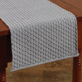 Park Designs Chadwick Table Runner 13" x 36", Mist | Hand-Loomed Yarn | by ParkDesigns