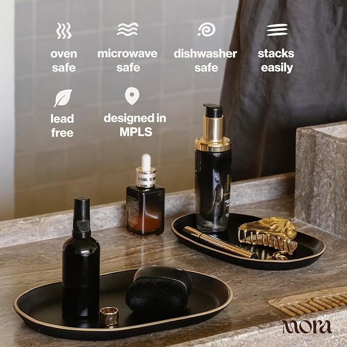 MORA Serving Platter Set of 3, Giant & Mega Ceramic Oval Platters - Image 4