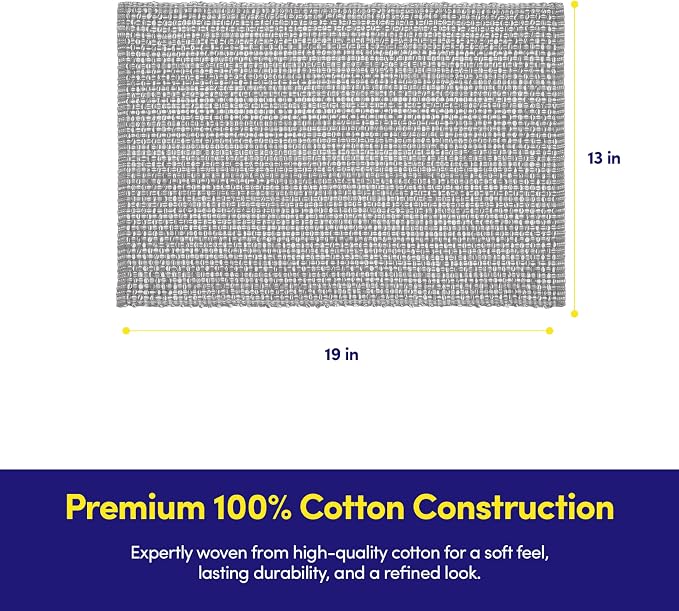 Sweet Home Collection 100% Cotton Placemats - Image 3
