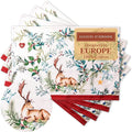 Maison d' Hermine Placemats Set of 4 Reusable 100% Cotton | Cloth Place Mats by MaisondHermine