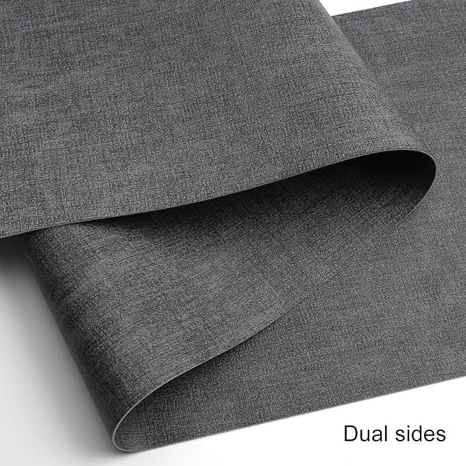 Table Runners 72 Inch Long, Dual-Sided Faux Leather Table Runner | Waterproof - Image 2