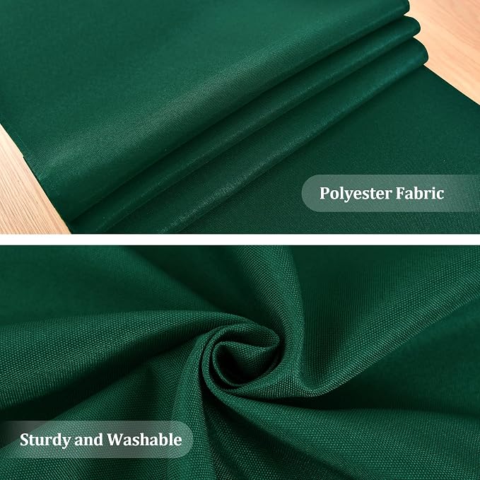 Farmhouse Green Table Runner Small Short Table Runners 36 Inches Coffee Table - Image 4