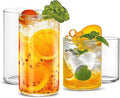 LUXU Drinking Glasses, Water Glasses, Mojito Glass Cups, Bar Glassware by LUXU