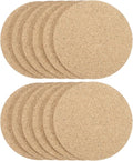 HARFINGTON 12pcs Cork Coasters 4 Inch 0.2 Inch Thick Non-Slip Heat-Resistant by HARFINGTON
