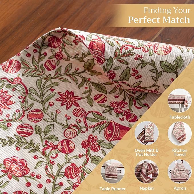 Maison d' Hermine Placemats Set of 4 Reusable 100% Cotton | Cloth Place Mats - Image 6