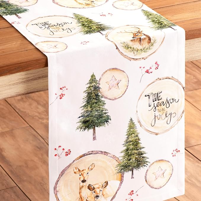 Maison d' Hermine Table Runner 100% Cotton 14.50" x 90" | Table Runners 90 - Image 9
