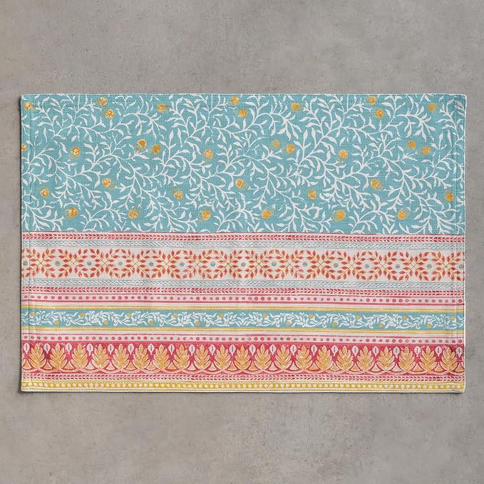 Maison d' Hermine Placemats Set of 4 Reusable 100% Cotton | Cloth Place Mats - Image 8