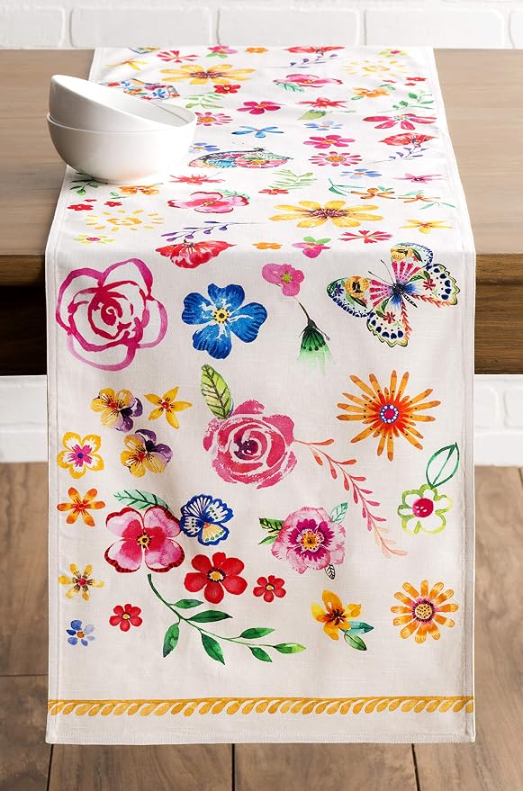 Maison d' Hermine Table Runner 100% Cotton 14.50" x 108" | Table Runners 108 - Image 9