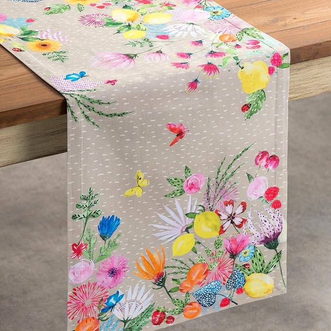 Maison d' Hermine Table Runner 100% Cotton 14.50" x 108" | Table Runners 108 - Image 9