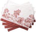 Maison d' Hermine Placemats Set of 4 Reusable 100% Cotton | Cloth Place Mats by MaisondHermine