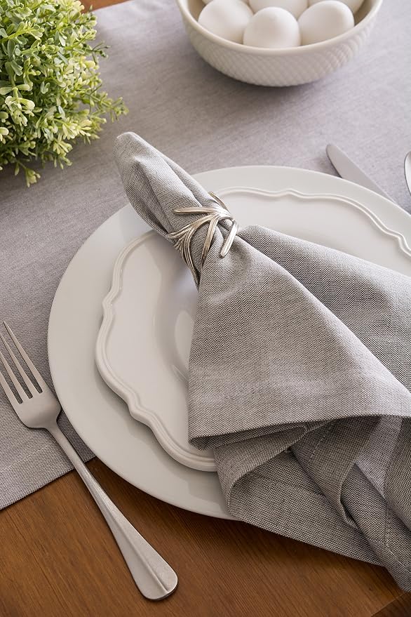 DII Chambray Kitchen, Tabletop Collection, 14x108 Table Runner - Image 5