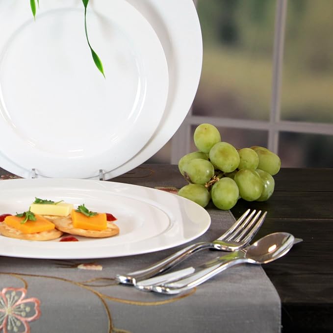 Plastic Cutlery Silverware Extra Heavyweight Disposable Flatware, Full Size - Image 9