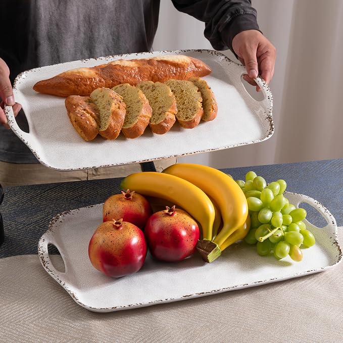 Farmhouse Melamine Serving Tray - Image 3