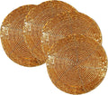 Set of 4 Beaded Farmhouse Coasters by byHomeDecorativeProduct