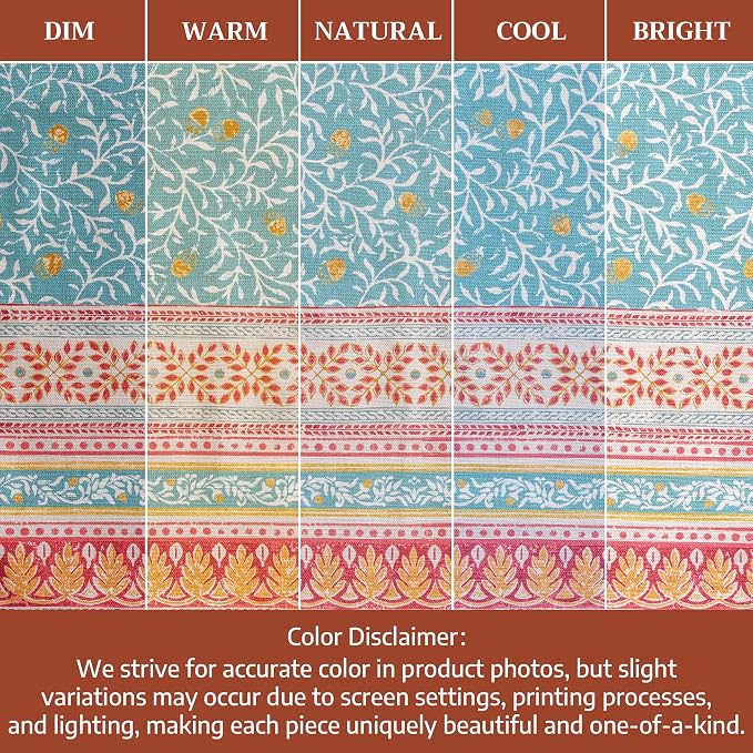 Maison d' Hermine Placemats Set of 4 Reusable 100% Cotton | Cloth Place Mats - Image 6