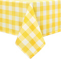 60 x 84 Inch Checkered Tablecloth Rectangle by Hiasan