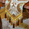 Extra Luxury Velvet Coffee Table Runner 120 Inches Long by NYSMXF