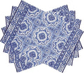 Maison d' Hermine Placemats Set of 4 Reusable 100% Cotton | Cloth Place Mats by MaisondHermine