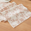 French Pastoral Farmhouse Table Runners, 13x108 Inch Terracota | 100% Organic by Unknown