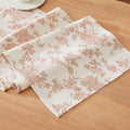 French Pastoral Farmhouse Table Runners, 13x90 Inch Terracota | 100% Organic by Unknown