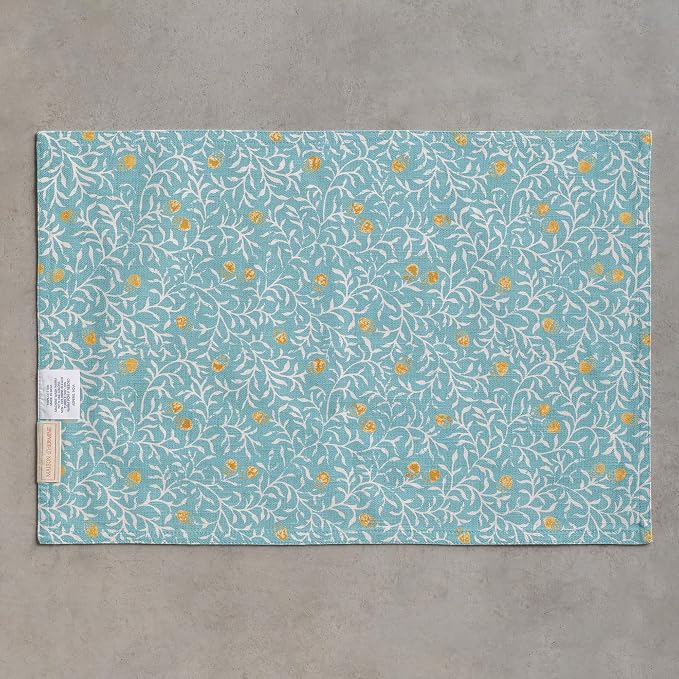 Maison d' Hermine Placemats Set of 4 Reusable 100% Cotton | Cloth Place Mats - Image 9