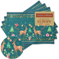 Maison d' Hermine Placemats Set of 4 Reusable 100% Cotton | Cloth Place Mats by MaisondHermine