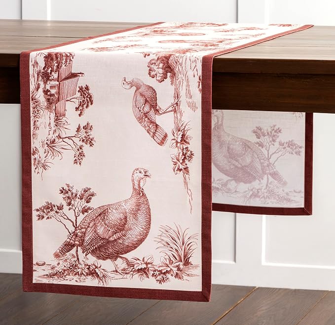 Maison d' Hermine Table Runner 100% Cotton 14.50" x 90" | Table Runners 90 - Image 7