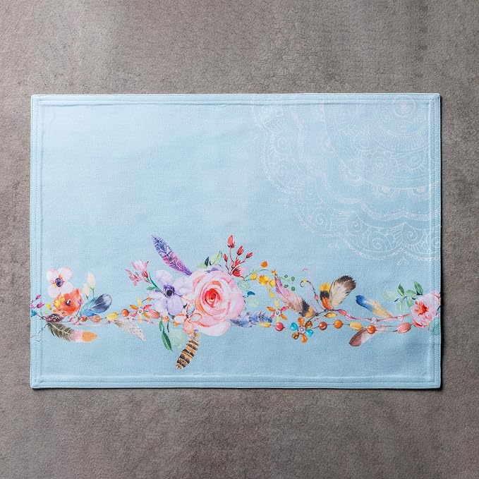 Maison d' Hermine Placemats Set of 4 Reusable 100% Cotton | Cloth Place Mats - Image 8
