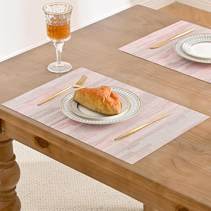 Leetaltree Misty Rose Placemats Set of 8 - Image 9