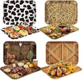 4 Pieces Western Serving Trays by Tiangrid