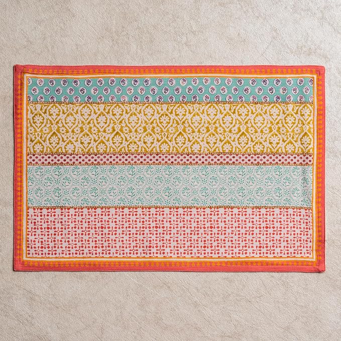 Maison d' Hermine Placemats Set of 4 Reusable 100% Cotton | Cloth Place Mats - Image 8