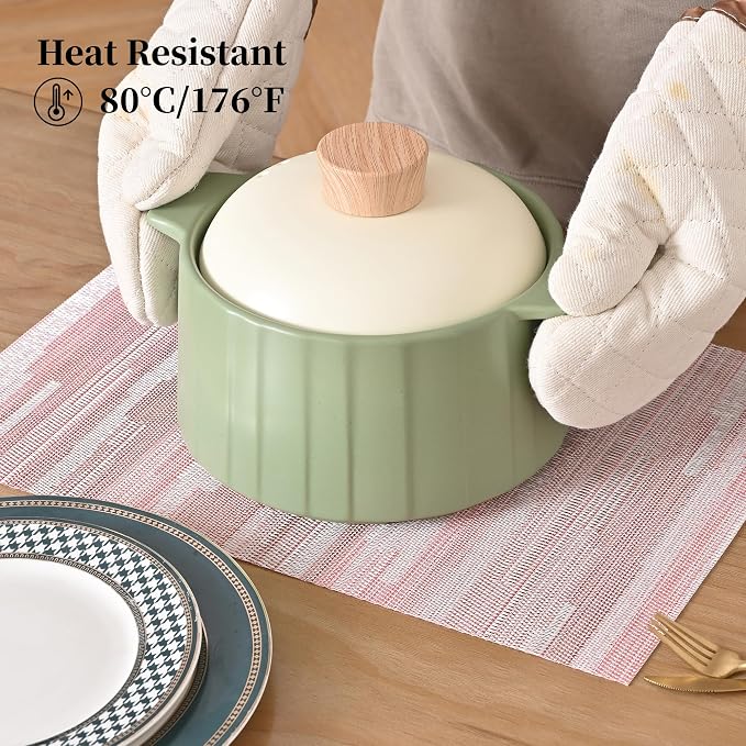 Leetaltree Misty Rose Placemats Set of 4 - Image 4