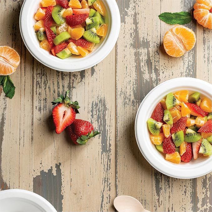 100% Compostable Paper Bowls - 12 oz Heavy Duty Soup Bowls | Eco-Friendly - Image 5