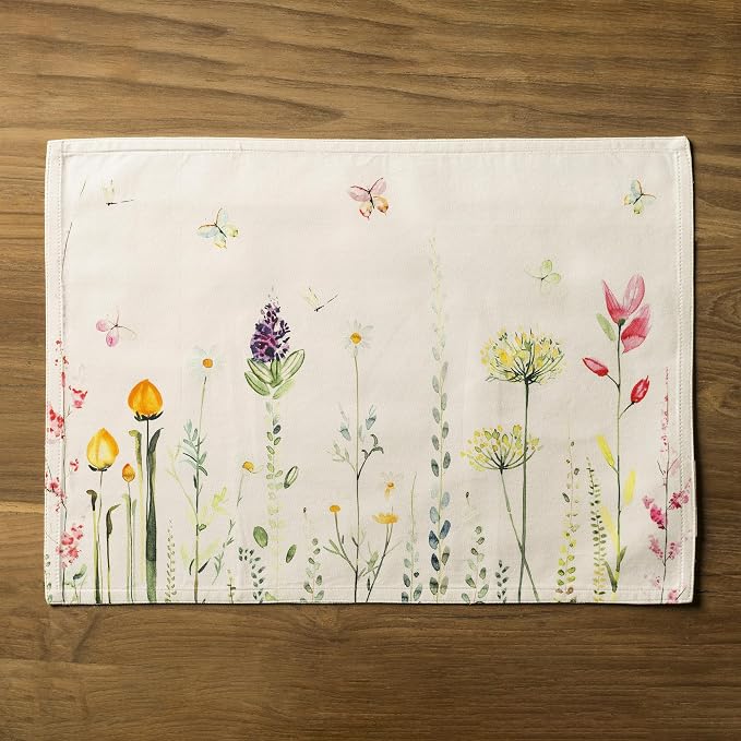 Maison d' Hermine Placemats Set of 4 Reusable 100% Cotton | Cloth Place Mats - Image 8