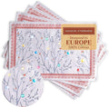 Maison d' Hermine Placemats Set of 4 Reusable 100% Cotton | Cloth Place Mats by MaisondHermine