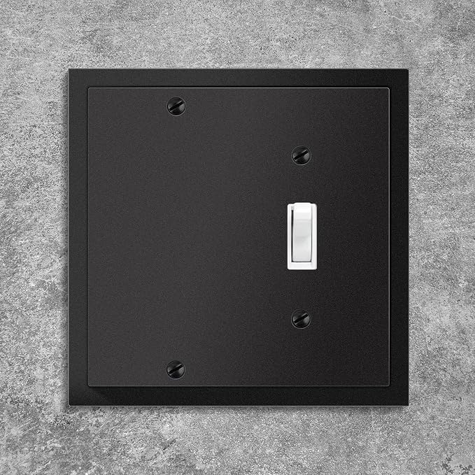 Modern Edge Decorative Wall Plate Switch Plate Outlet Cover, Durable Solid Zinc - Image 4
