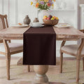 MEANMOY Brown Table Runner 36 Inches Long Waterproof Washable Table Runners | by MEANMOY